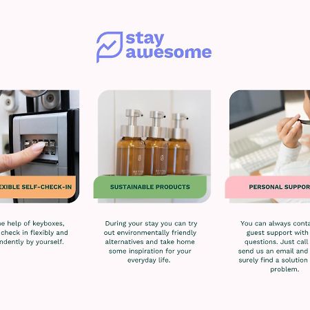 Stay Awesome - Modernes Apartment Am Botanischen Garten Kassel Dış mekan fotoğraf